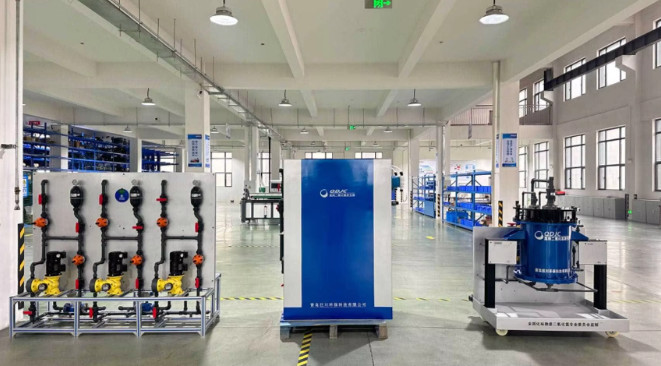 Qingdao J Environmental Protection Technology Co., Ltd. ligne de production en usine