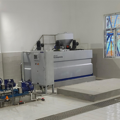 Poids KG 380 kg Système de dosage automatique de polymère pour PMA PAC Floculant dans le traitement de l'eau