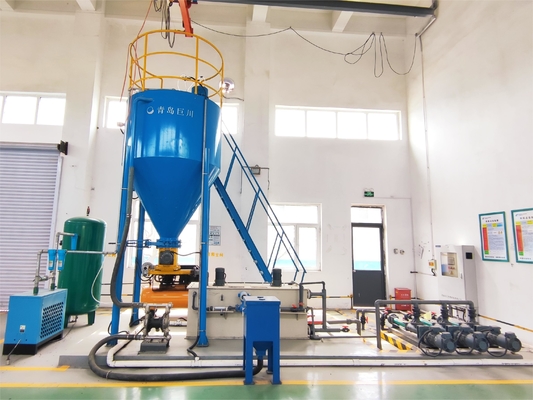 Système entièrement automatisé de pondération de la poudre dans le réservoir de dissolution et de dosage du charbon actif