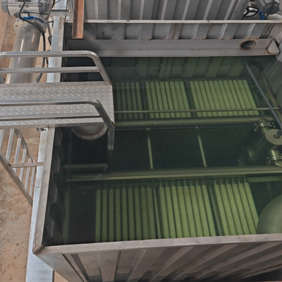 Usine de traitement des eaux usées industrielles MBR de couleur personnalisée pour éliminer le COD BOD NH-N