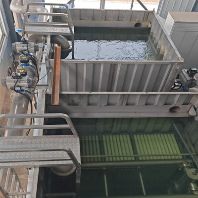 Usine de traitement des eaux usées industrielles MBR de couleur personnalisée pour éliminer le COD BOD NH-N