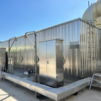 Équipement de déodoration biologique des gaz résiduels par odeur en acier inoxydable 304/316/FRP