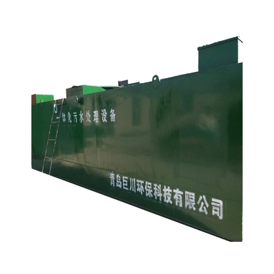 Usine d'équipement de traitement des eaux usées en conteneurs de 100 litres/heure à Qingdao