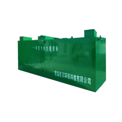 Usine d'équipement de traitement des eaux usées en conteneurs de 100 litres/heure à Qingdao