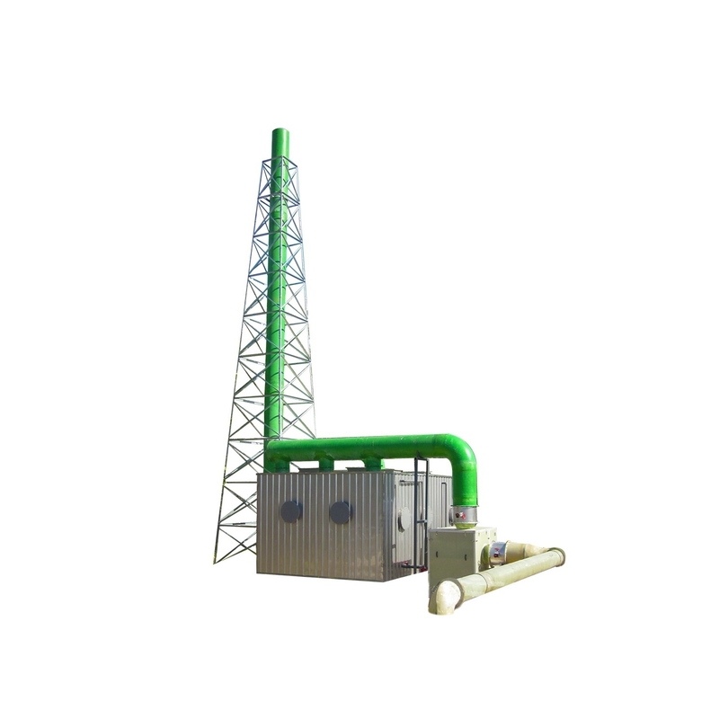 Équipement de déodoration biologique des gaz résiduels par odeur en acier inoxydable 304/316/FRP